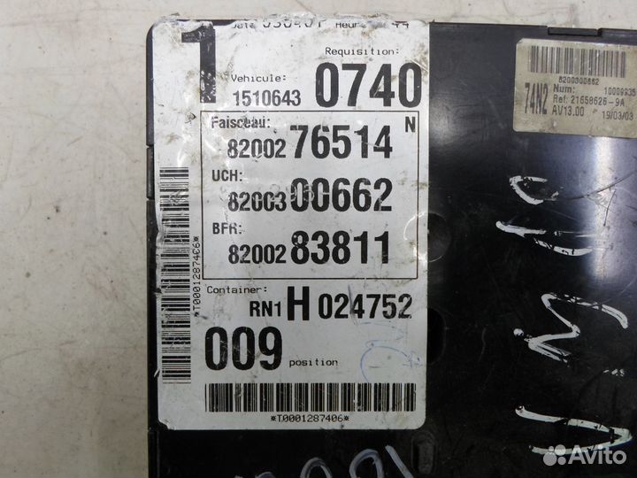 Эбу Renault Laguna 2 21658626