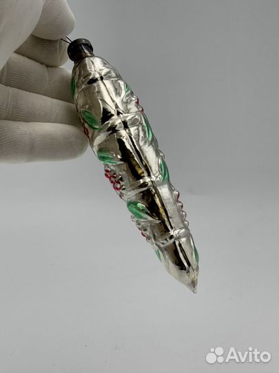 Елочные игрушки СССР лоза винограда (1088)