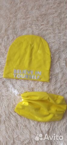 Комплект шапка, шарф-снуд