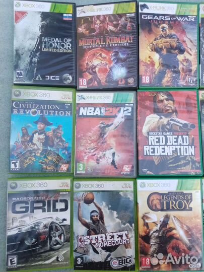 Игры диски на xbox 360
