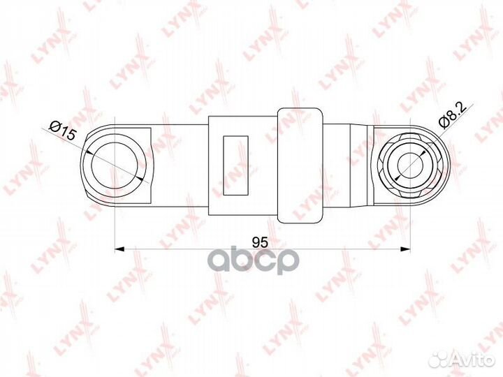 Амортизатор поликлин.ремня BMW 3 (E36) 316 i (9