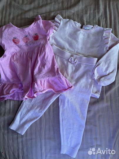 Вещи на девочку пакетом 86-98