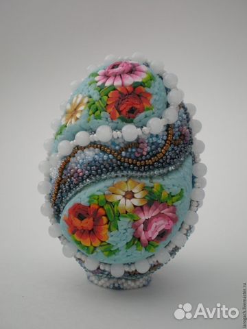Яйцо пасхальное, мозаика. Сувенир. Ручная работа