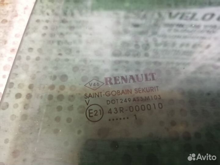 Стекло двери для Renault Megane 3
