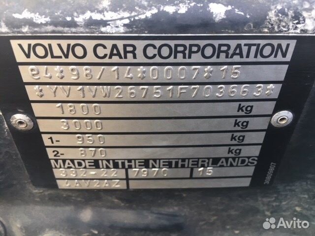 Разбор на запчасти Volvo S40 / V40