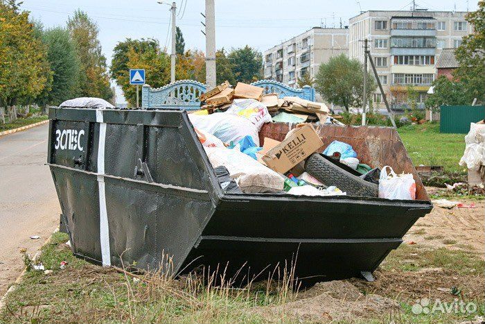 Вывоз мусора контейнер, газель