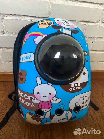 Переноска-рюкзак для животных с окном