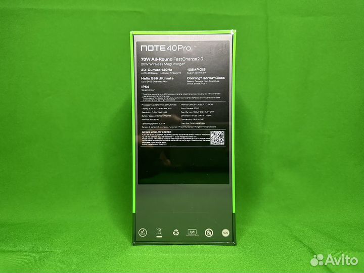 Infinix Note 40 Pro, 12/256 ГБ