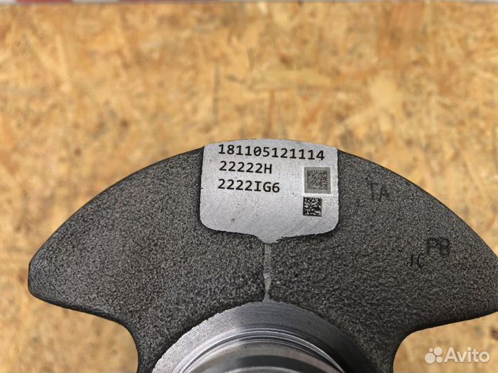 Коленвал новый Hyundai 1.6 G4FD 2019