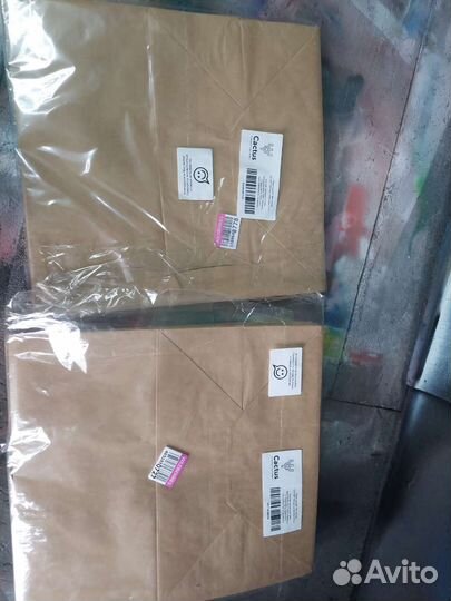 Крафтовые пакетыбез ручек