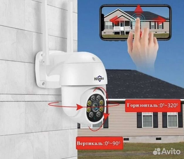 WiFi Камера видеонаблюдения поворотная/Приложение