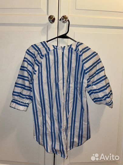 Хлопковая блузка h&m размер s/xs