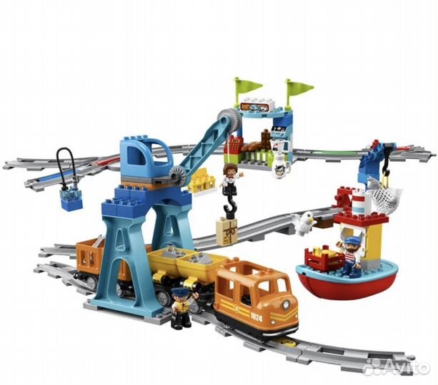 Lego duplo поезд на паровой тяге