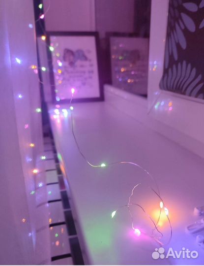 Гирлянда штора 3 на 3 (Новая)