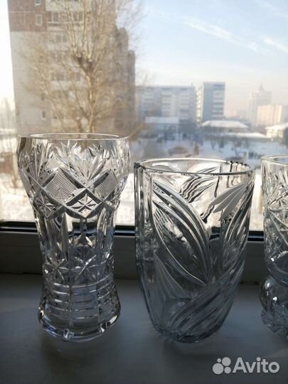 Ваза хрустальная СССР