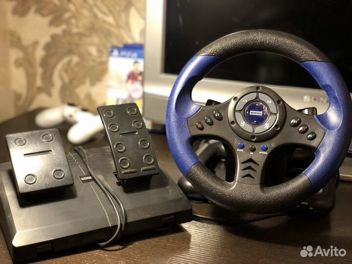Руль hori Racing Wheel 4 for PlayStation 4