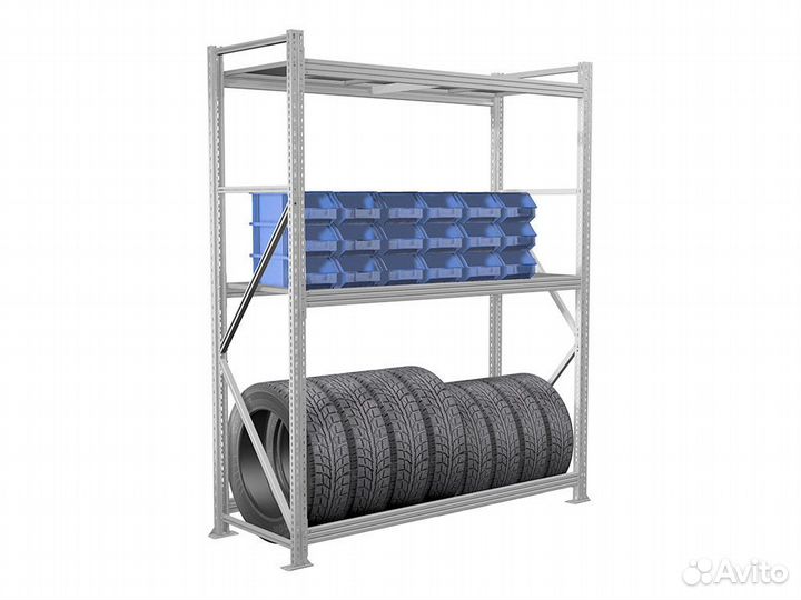 Стеллаж MS PRO 200/150X60/4