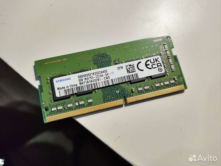 Оперативная память ddr4 8gb 3200 MHz