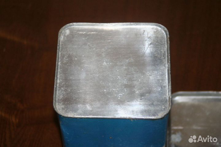 Банка жестяная для муки Ленинград СССР