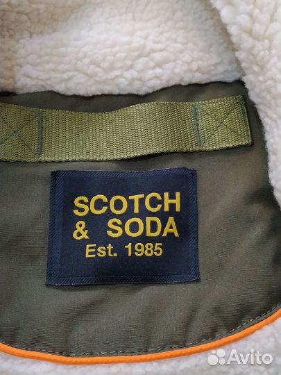 Scotch soda куртка шерпа S оригинал