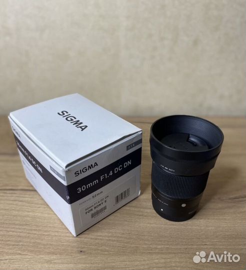 Объектив sigma 30 mm 1 4