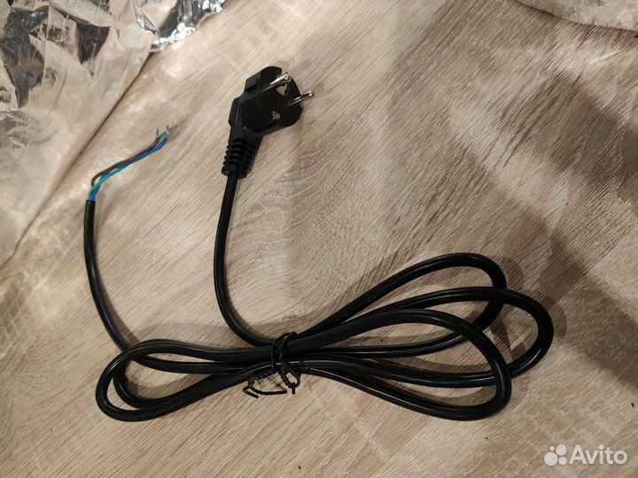 Кабель питания на запчасти вилка медь