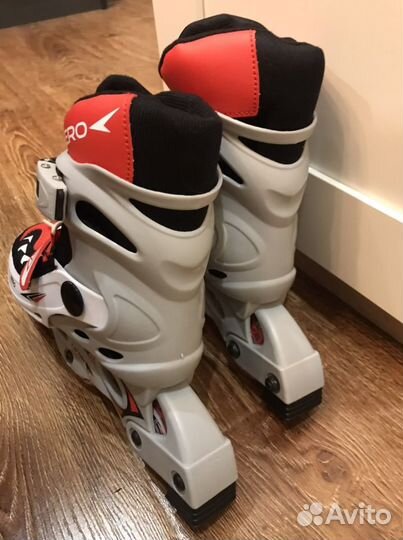 Ролики раздвижные Larsen Nero Red (размер 31-34)