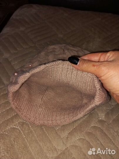 Зимний комплект новый (шапка и снуд восьмёрка)