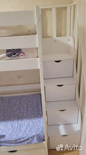 Детская двухъярусная кровать бу