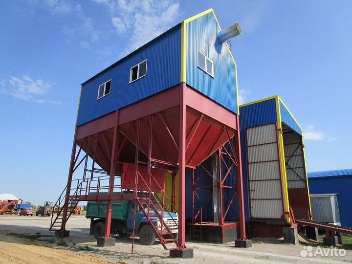 Строительство зав, кзс, элеватор, мехток