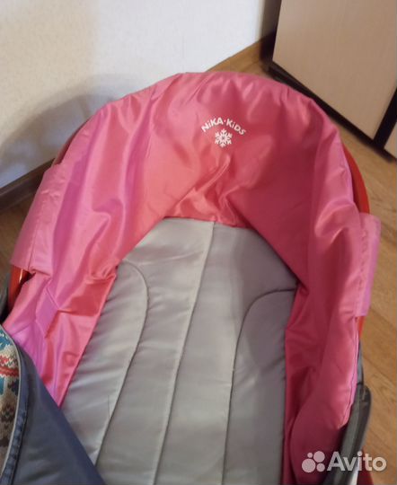 Санки детские на больших колесах