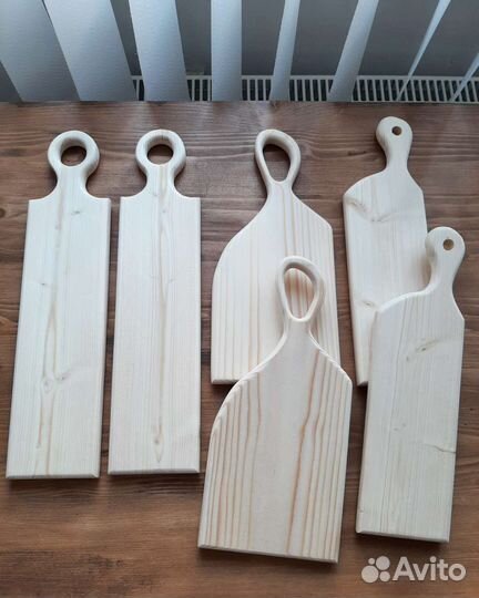 Комплект деревянных досок для подачи блюд