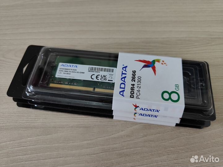 Оперативная память Adata Sodimm DDR4 8GB 2666