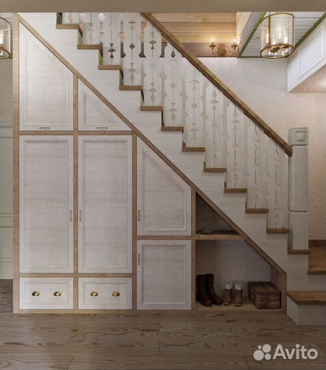 Шкаф под лестницу