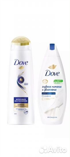 Подарочные наборы Dove, Rexona, Бархатные ручки