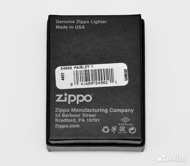 Зажигалка Zippo 24902 Оригинал Новая