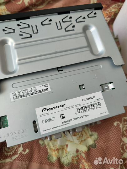 Автомагнитола pioneer fh-x380ub