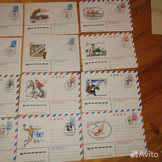 Конверт Олимпиада 80