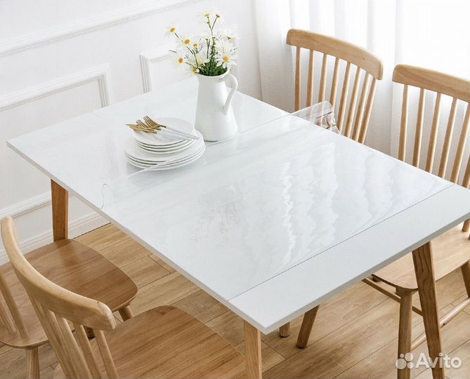 Гибкое мягкое стекло под размеры