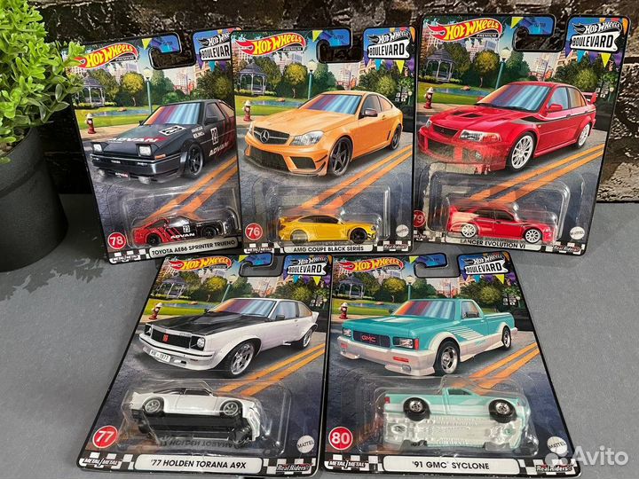 Hot wheels premium boulevard сет