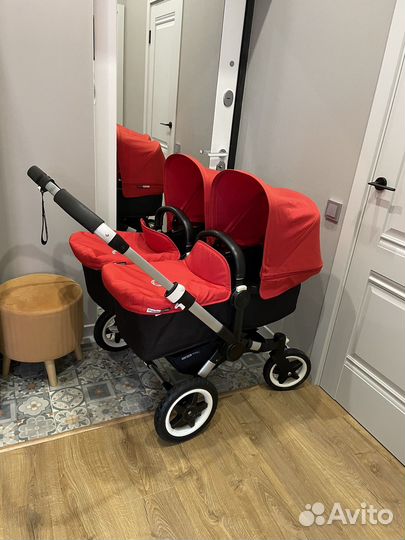 Коляска для двойни и погодок bugaboo donkey twin