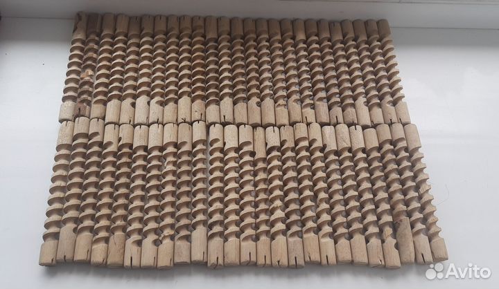 Бигуди спираль деревянные