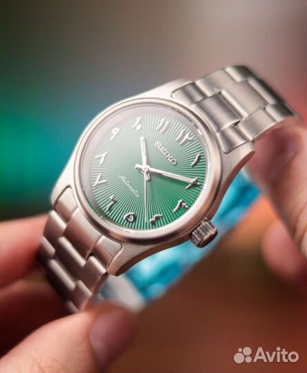 Seiko Arabic Green