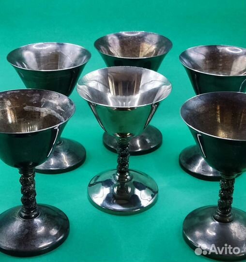 Бокалы. Серебрение. Испания