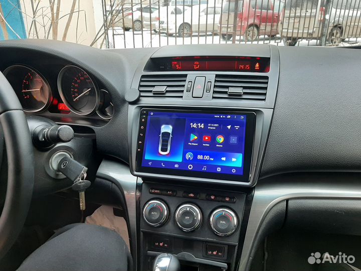 Android магнитола Mazda 6 GH 2008-2012, есть Teyes
