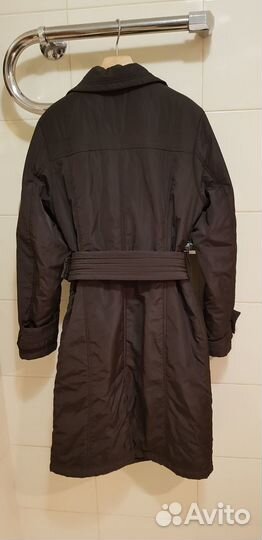Плащ-пальто, демисезон, на синтепоне, 42-44, бу