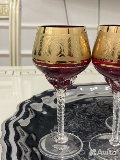 Фужеры рюмки Богемия