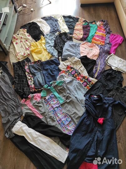 Огромный пакет женской одежды