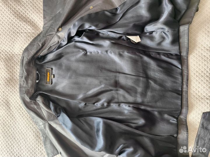 Кожаная куртка демисезонная