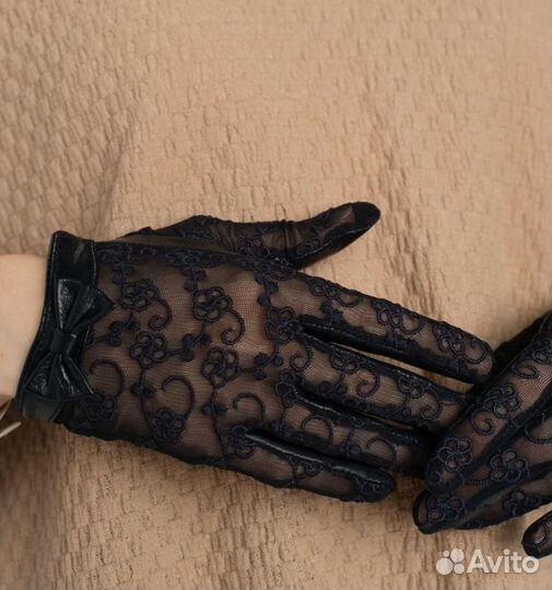 Женские кожаные перчатки